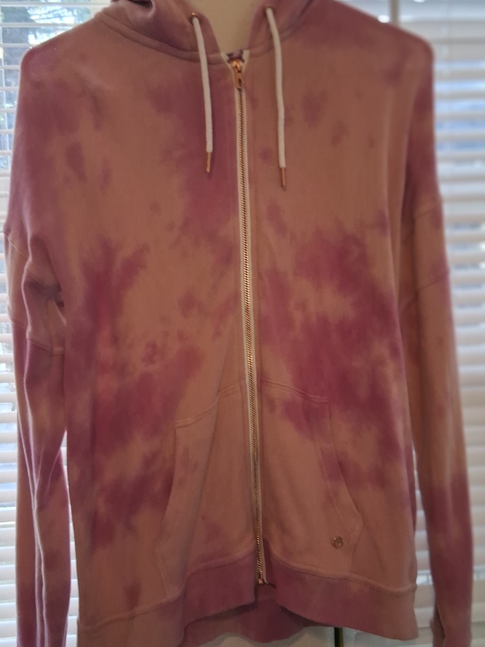 Womens VOLCOM Pink  Sweater with Rose gold Accents